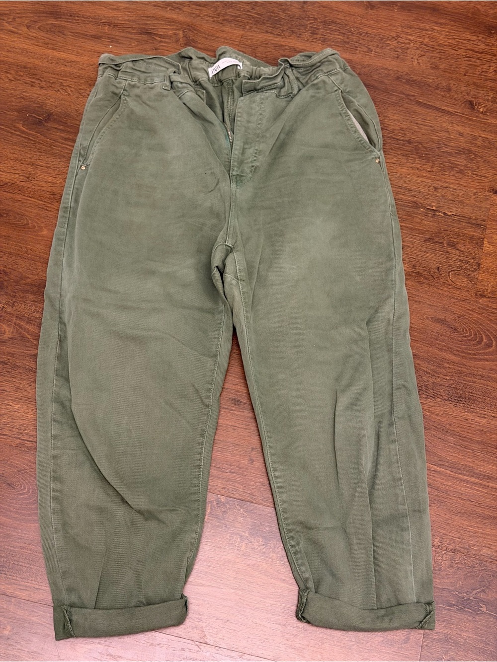 Zara Olive Green Women’s Trousers